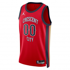 New Orleans Pelicans Jordan Brand Unisex Swingman Custom Jersey Red Statement Edition New Orleans Pelicans Jordan Brand Unisex Swingman Custom Jersey Red Statement Edition