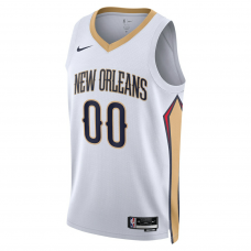 New Orleans Pelicans Nike Unisex Swingman Custom Jersey White Association Edition