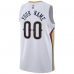New Orleans Pelicans Nike Unisex Swingman Custom Jersey White Association Edition