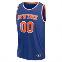 Jordan Clarkson New York Knicks Fanatics Fast Break Replica Player Jersey Icon Edition Blue