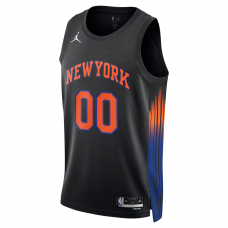 New York Knicks Jordan Brand Unisex Swingman Custom Jersey Statement Edition Black
