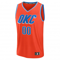 Oklahoma City Thunder Fanatics Fast Break Custom Jersey Statement Edition Orange Oklahoma City Thunder Fanatics Fast Break Custom Jersey Statement Edition Orange