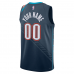 Oklahoma City Thunder Nike Unisex 2025 26 City Edition Swingman Custom Jersey Blue