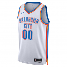 Oklahoma City Thunder Nike Unisex Swingman Custom Jersey White Association Edition Oklahoma City Thunder Nike Unisex Swingman Custom Jersey White Association Edition
