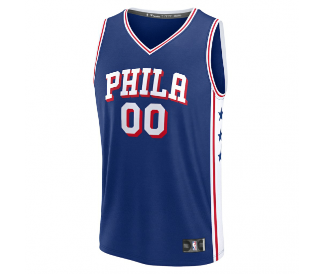Philadelphia 76ers Fanatics Fast Break Custom Jersey Icon Edition Blue