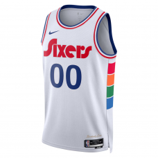 Philadelphia 76ers Nike Unisex 2024 25 Custom Swingman Jersey City Edition White Philadelphia 76ers Nike Unisex 2024 25 Custom Swingman Jersey City Edition White