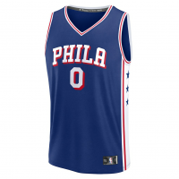 Tyrese Maxey Philadelphia 76ers Fanatics Big & Tall Fast Break Jersey Icon Edition Royal