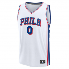 Tyrese Maxey Philadelphia 76ers Fanatics Fast Break Replica Player Jersey Association Edition White Tyrese Maxey Philadelphia 76ers Fanatics Fast Break Replica Player Jersey Association Edition White
