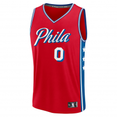 Tyrese Maxey Philadelphia 76ers Fanatics Fast Break Replica Player Jersey Statement Edition Red Tyrese Maxey Philadelphia 76ers Fanatics Fast Break Replica Player Jersey Statement Edition Red