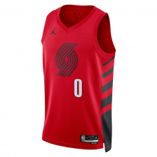 Damian Lillard Portland Trail Blazers Jordan Brand Unisex Swingman Jersey Red Statement Edition Damian Lillard Portland Trail Blazers Jordan Brand Unisex Swingman Jersey Red Statement Edition