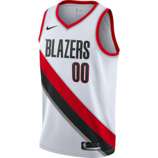 Portland Trail Blazers Nike 2020 21 Swingman Custom Jersey Association Edition White Portland Trail Blazers Nike 2020 21 Swingman Custom Jersey Association Edition White