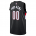 Portland Trail Blazers Nike Unisex Swingman Custom Jersey Icon Edition Black