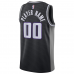 Sacramento Kings Nike Swingman Custom Jersey Black Statement Edition