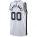San Antonio Spurs Nike 2020 21 Swingman Custom Jersey Association Edition White