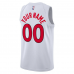 Toronto Raptors Nike Unisex Swingman Custom Jersey White Association Edition
