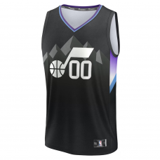 Utah Jazz Fanatics Fast Break Custom Jersey Statement Edition Black Utah Jazz Fanatics Fast Break Custom Jersey Statement Edition Black