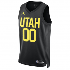 Utah Jazz Jordan Brand Unisex 2022 23 Swingman Custom Jersey Statement Edition Black Utah Jazz Jordan Brand Unisex 2022 23 Swingman Custom Jersey Statement Edition Black