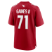 Jon Gaines II Arizona Cardinals Nike Team Game Jersey Cardinal