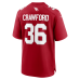 Kitan Crawford Arizona Cardinals Nike Team Game Jersey Cardinal