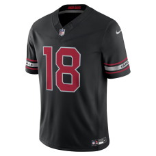 Marvin Harrison Jr. Arizona Cardinals Nike Alternate Vapor F.U.S.E. Stitched Limited Jersey Black Marvin Harrison Jr. Arizona Cardinals Nike Alternate Vapor F.U.S.E. Stitched Limited Jersey Black