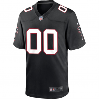 Atlanta Falcons Nike Throwback Custom Game Jersey Black