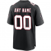 Atlanta Falcons Nike Throwback Custom Game Jersey Black