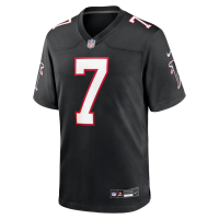 Bijan Robinson Atlanta Falcons Nike Throwback Game Jersey Black