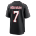 Bijan Robinson Atlanta Falcons Nike Throwback Game Jersey Black