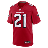 Deion Sanders Atlanta Falcons Nike Retired Player Game Jersey Red