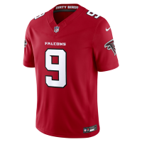Michael Penix Jr. Atlanta Falcons Nike Team Vapor F.U.S.E. Stitched Limited Jersey Red