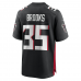 Natrone Brooks Atlanta Falcons Nike Team Game Jersey Black