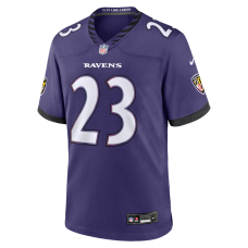 Adam Randall Baltimore Ravens Nike Team Game Jersey Purple