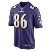 Cornelius Johnson Baltimore Ravens Nike Team Game Jersey Purple