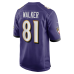 Devontez Walker Baltimore Ravens Nike Team Game Jersey Purple