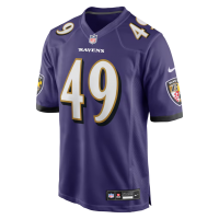 Jay Higgins IV Baltimore Ravens Nike Team Game Jersey Purple