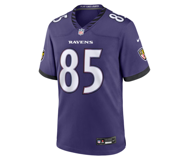 Josh Cuevas Baltimore Ravens Nike Team Game Jersey Purple