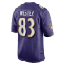 LaJohntay Wester Baltimore Ravens Nike Team Game Jersey Purple