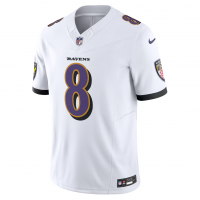 Lamar Jackson Baltimore Ravens Nike Vapor F.U.S.E. Limited Jersey White