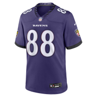 Matthew Hibner Baltimore Ravens Nike Team Game Jersey Purple