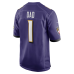 Number 1 Dad Baltimore Ravens Nike Game Jersey Purple