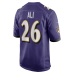 Rasheen Ali Baltimore Ravens Nike Team Game Jersey Purple