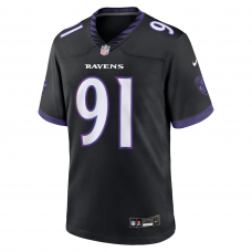 Trey Hendrickson Baltimore Ravens Nike Alternate Game Jersey Black Trey Hendrickson Baltimore Ravens Nike Alternate Game Jersey Black