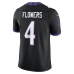 Zay Flowers Baltimore Ravens Nike Alternate Alternate Vapor F.U.S.E. Stitched Limited Jersey Black