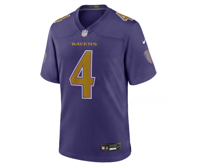Zay Flowers Baltimore Ravens Nike Alternate Game Jersey Purple