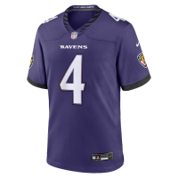 Zay Flowers Baltimore Ravens Nike Team Game Jersey Purple