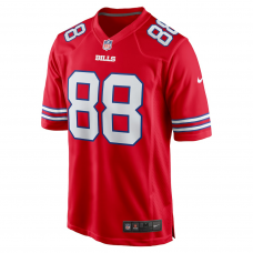 Dawson Knox Buffalo Bills Nike Alternate Game Jersey Red Dawson Knox Buffalo Bills Nike Alternate Game Jersey Red