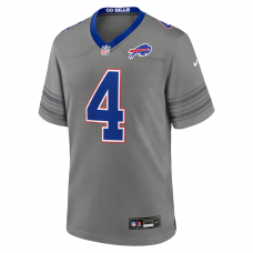 James Cook III Buffalo Bills Nike Nickel City Game Jersey Gray James Cook III Buffalo Bills Nike Nickel City Game Jersey Gray