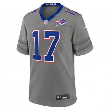 Josh Allen Buffalo Bills Nike Nickel City Game Jersey Gray Josh Allen Buffalo Bills Nike Nickel City Game Jersey Gray