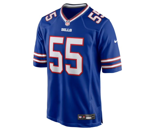 Michael Hoecht Buffalo Bills Nike Team Game Jersey Royal
