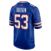 Tyrel Dodson Buffalo Bills Nike Game Player Jersey Royal